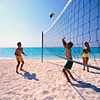 beach volleyball players